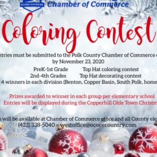 11/23 Polk County Chamber of Commerce Coloring Contest Deadline
