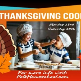 11/23 Polk County TN Homeschool Network Kids Thanksgiving Cook-Off