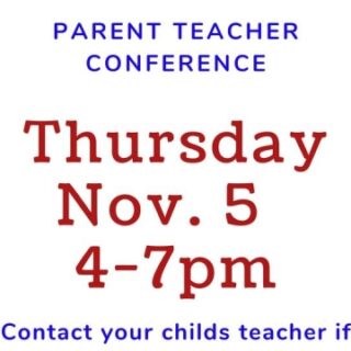 11/5 PCHS Parent Teacher Conference