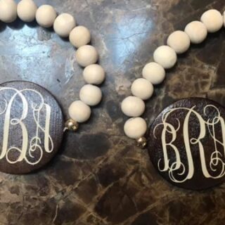 Carolyn Renner Burgess Selling Monogram Earrings, Necklaces or Bracelets Reliance, TN