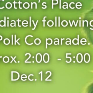 12/12 Grinch to Be at Cotton’s Place Benton, TN