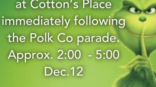 12/12 Grinch to Be at Cotton’s Place Benton, TN