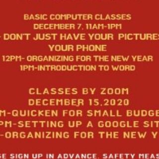 12/14-15 West Polk Public Library FREE Computer Classes
