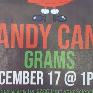 12/17 Chilhowee Middle School Candy Cane Gram Sales Deadline