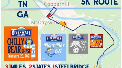 2/20 Chilly Bear Chase America’s First 5K Crossing 2 States
