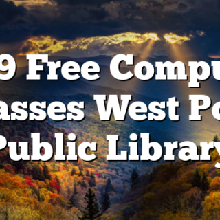 1/19 Free Computer Classes West Polk Public Library