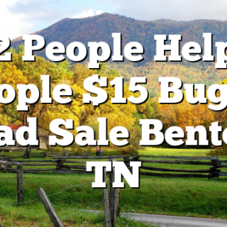 2/12 People Helping People $15 Buggy Load Sale Benton, TN