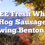 1/25 Free Farm Fresh Whole Hog Sausage Drawing Deadline Benton, TN