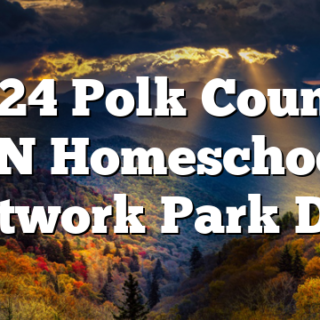 2/24 Polk County TN Homeschool Network Park Day