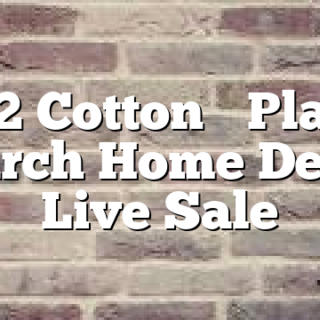 3/2 Cotton’s Place March Home Decor Live Sale