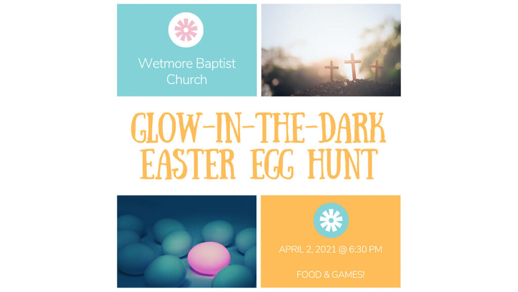 4/2 GlowInTheDark Easter Egg Hunt Wetmore Baptist Church Delano, TN