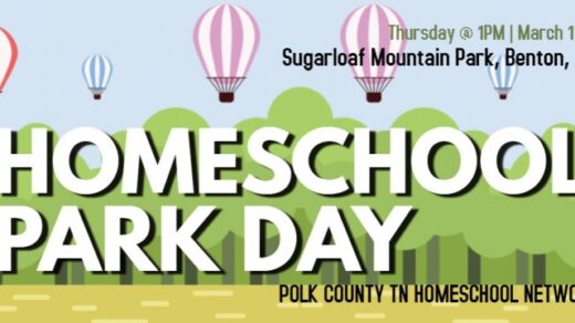 3/11 Polk County TN Homeschool Network Hosts Park Day Benton, TN