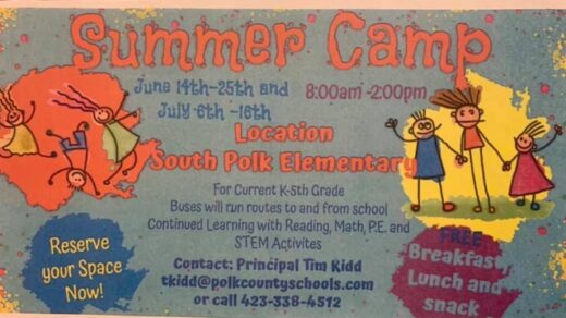 South Polk Elementary Summer Camp Spots Available