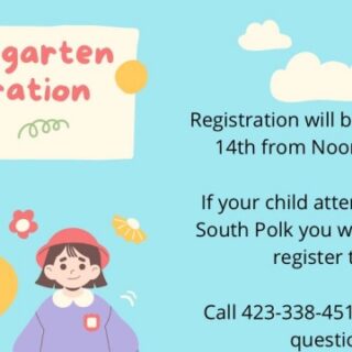4/14 South Polk & Benton Elementary Kindergarten Registration