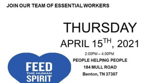 4/15 Peyton’s Hiring Event at People Helping People Benton, TN