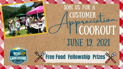 6/19 Ocoee Inn Customer Appreciation Cook-Out