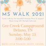 5/23 MS Walk 2021 @ Gee Creek Campground Delano, TN