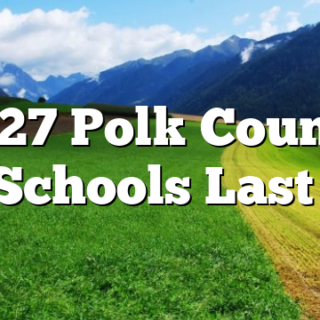 5/27 Polk County TN Schools Last Day