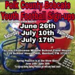 7/10 Polk County Bobcats Youth Football Sign-ups Benton, TN