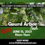 6/15 Polk County TN Homeschool Network Gourd Farm Fieldtrip