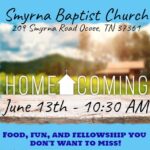 6/13 Homecoming Smyrna Baptist Church Ocoee, Tennessee