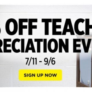 7/11-9/16 30% OFF Teacher Appreciation Event of Dollar General