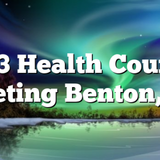 7/13 Health Council Meeting Benton, TN