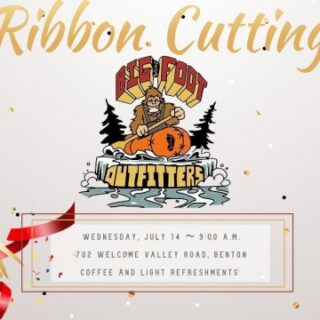 7/14 Ribbon Cutting Big Foot Outfitters Benton, TN