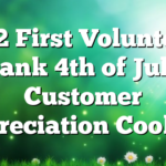 7/2 First Volunteer Bank 4th of July Customer Appreciation Cookout
