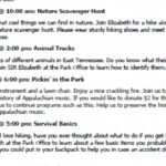 7/24 Leaf Stamps & Slithery Snakes Hiwassee Ocoee State Park Delano, TN