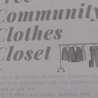 7/31 Delano Baptist Church FREE Community Clothes Closet De