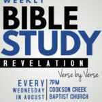 8/18 Weekly REVELATION Bible Study Cookson Creek Baptist Church Ocoee, TN