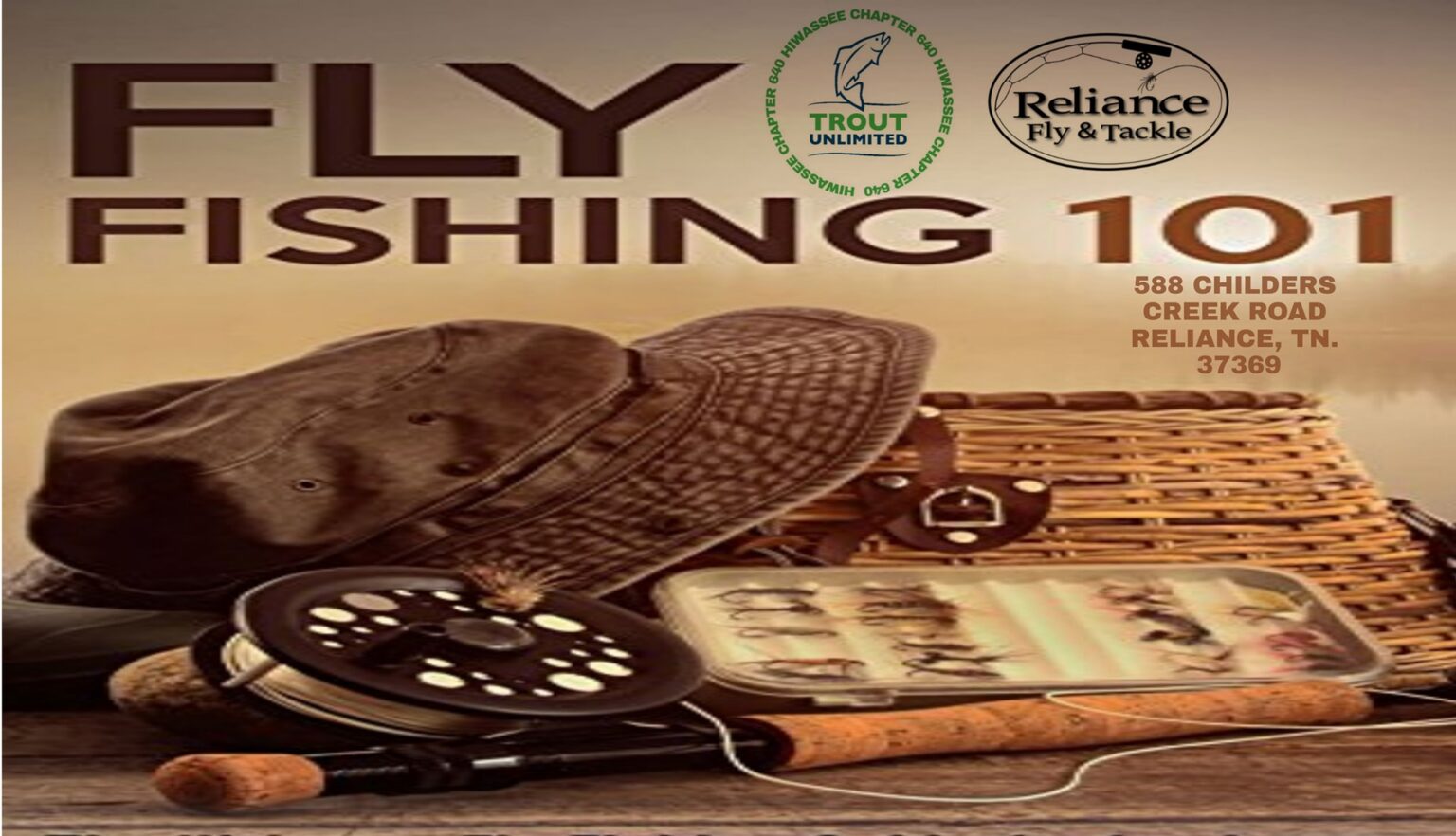 8/14 Trout Unlimited Hiwassee Chapter 640 Free Fly Fishing Lesson Reliance Fly & Tackle Polk