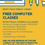9/1 Free Online Computer Classes West Polk Public Libary
