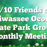 8/10 Friends of Hiwassee Ocoee State Park Group Monthly Meeting