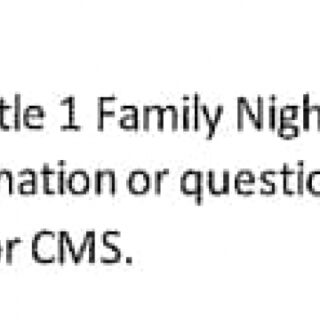 8/19 Chilhowee Middle School Title 1 Family Night