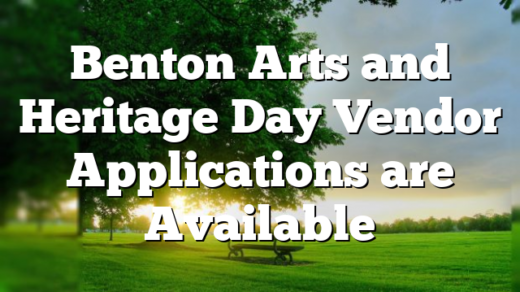 Benton Arts and Heritage Day Vendor Applications are Available