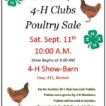 9/11 The Annual 4-H Poultry Show and Sale BENTON, TN