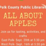 9/20 All About Apples Craft Night East Polk Public Library