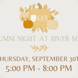 9/30 Lee U Alumni Night At River Maze Ocoee, TN