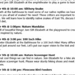 9/5 Nature Scavenger Hunt Hiwassee Ocoee State Park Delano, TN