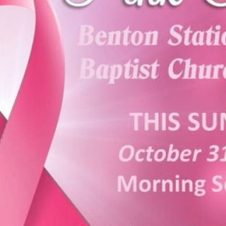 10/31 PINK OUT at Benton Station Baptist Church Benton, TN