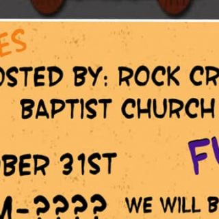 10/31 Rock Creek Baptist Church Trunk or Treat Benton, TN