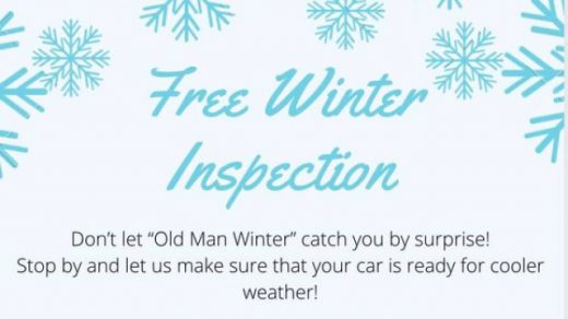 FREE Winter Inspection Ocoee Fast Lane