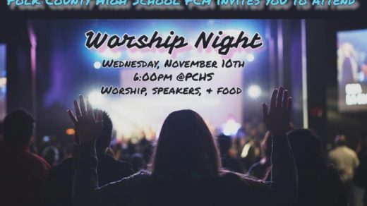 11/10 Polk County High School FCA Worship Night