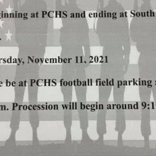 11/11 PCHS/South Polk Veterans Day Procession