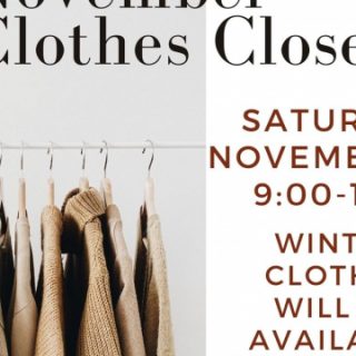 11/20 November Clothes Closet Delano Baptist Church