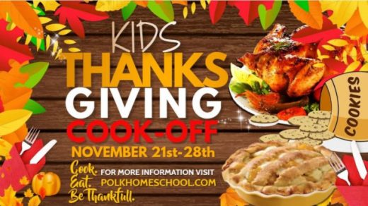 11/21-28 2nd Annual Kids Thanksgiving Cook-Off