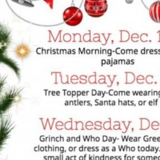 12/13-17 BES Christmas Dressup Days