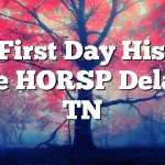 1/1 First Day History Hike HORSP Delano, TN